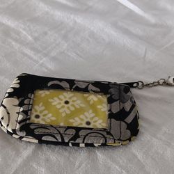 Vera Bradley Clip.xip ID mini Wallet