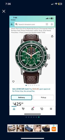 Citizen Watch w/ Leather Strap