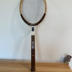 Vintage Wilson Chris Evert Wood Tennis Racquet Racket Autograph 