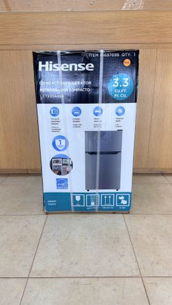 HISENSE COMPACT REFRIGERATOR 3.3 CU.FT