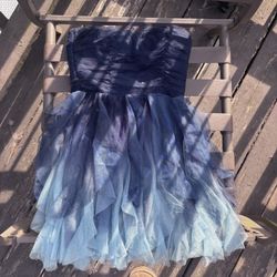 Blue Ombré Dress, Size 5