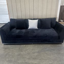 Rove Concepts Black Milo Sleeper Sofa 