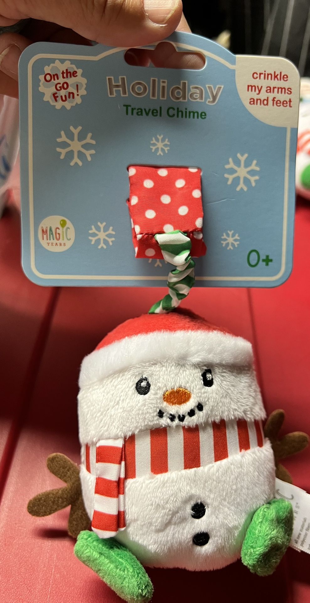 New Holiday Travel Chime Toy