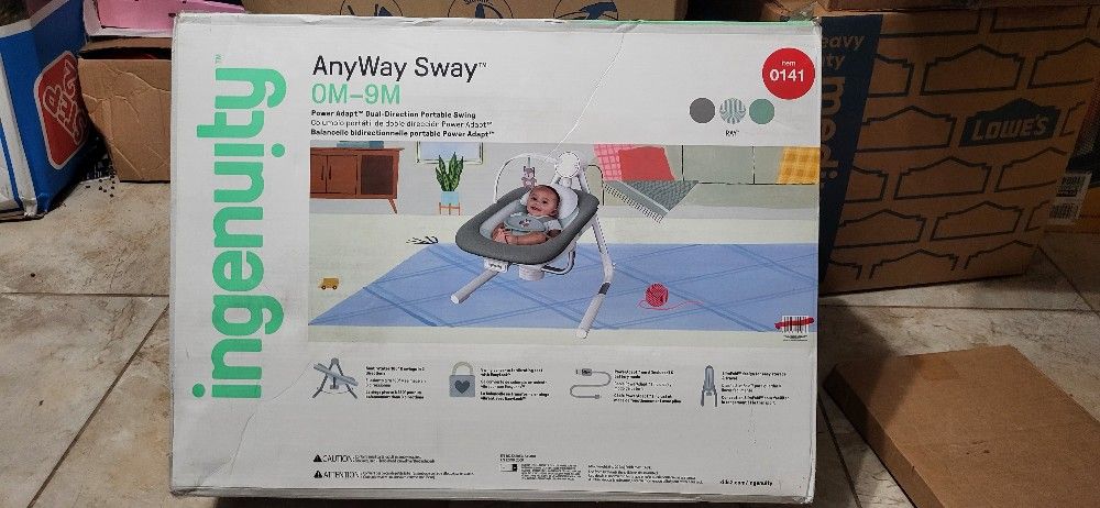 Ingenuity Away Sway Baby Swing