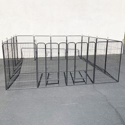 $270 (BRAND NEW) Large 10x10 FT Heavy Duty 48” Tall 16-Panel Pet Playpen Dog Crate Kennel Exercise Cage Fence 