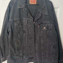 Levi Strauss & Co Black Size XL Jean Jacket 