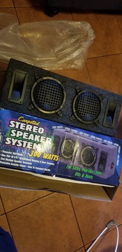 Carpeted Stereo Speaker System