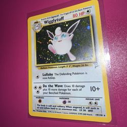 Wigglytuff Holo Pokémon