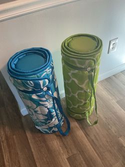 TOMMY HILFIGER BEACH MAT WITH PILLOW. Like new. $18 each or 2 for $30