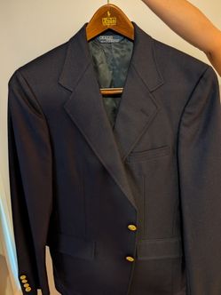 Vintage 1990s' Ralph Lauren Wool Polo Blazer Size 39R