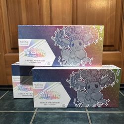 Pokemon Prismatic Evolutions Super Premium Collection Sealed New