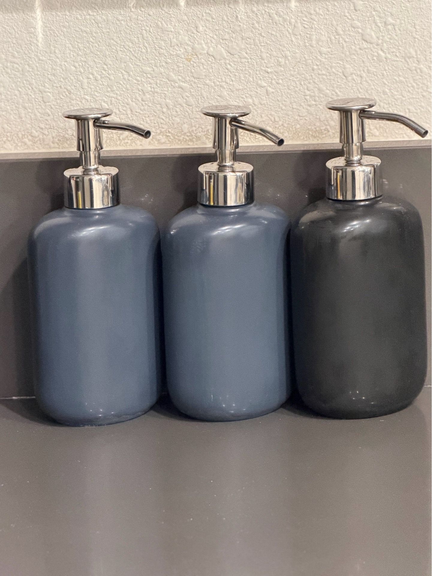 3 x IKEA EKOLN Ceramic Soap Dispensers