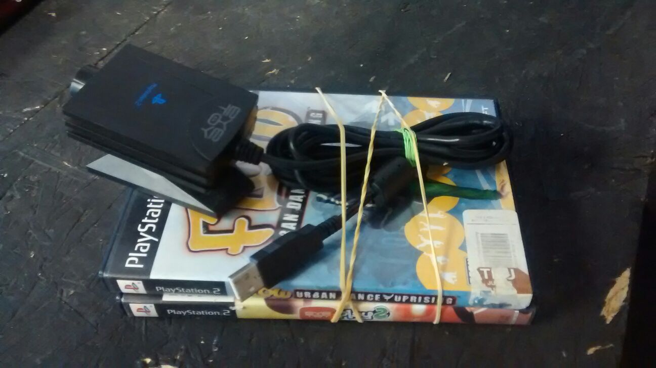 Ps2 camera and 2 game's