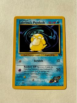 Pokemon Sabrina's Psyduck - Gym Challenge (G2) wotc - NM