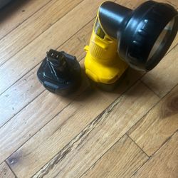 Dewalt Flashlight and Drill 