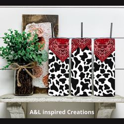 Red Cow Drip 20oz Tumbler 