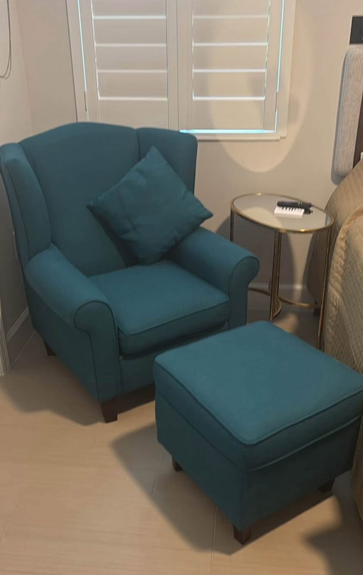 Teal Accent Chair