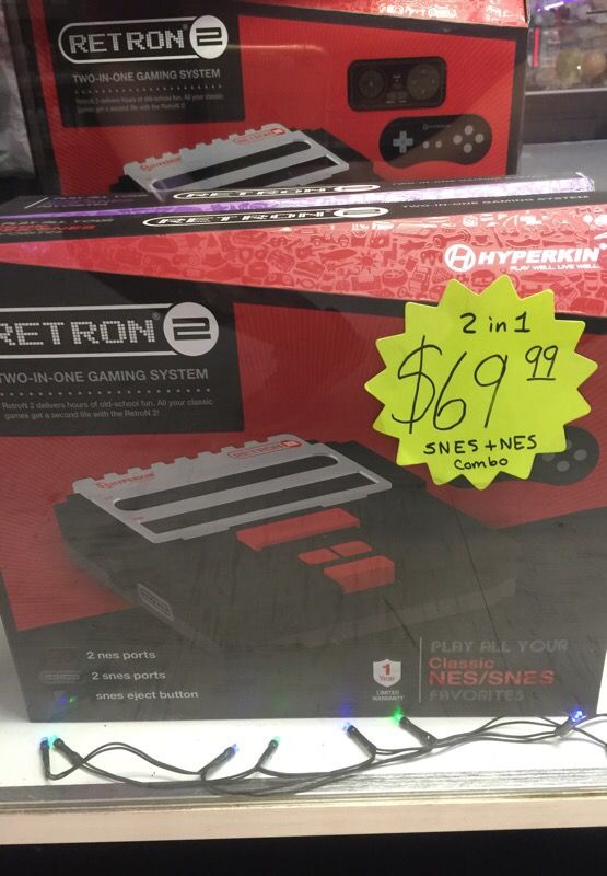 Retron 2 snes and nes system 2 in 1