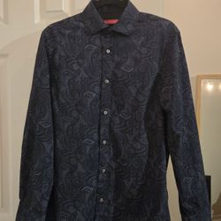 Men's Button Up Shirt NAVY BLUE