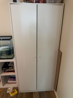 White kid closet