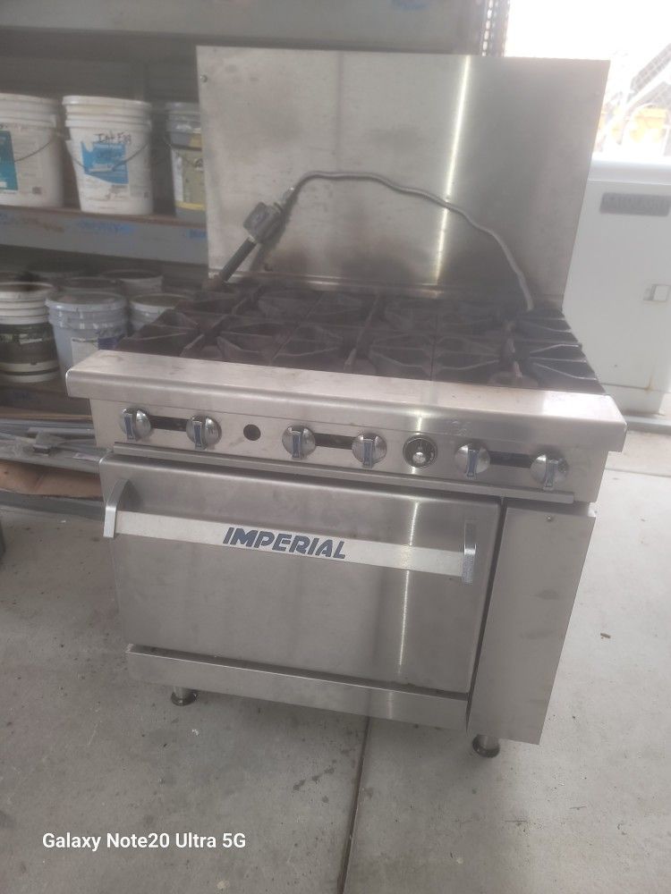 Commercial 6 Burner Stove