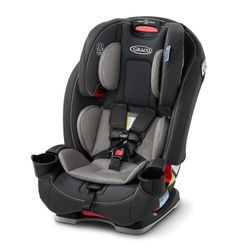 Graco SlimFit 3-in-1 Convertible Car Seat, 5-100 lbs, Used MISSING INFANT CUSHIONS  (#1870)
