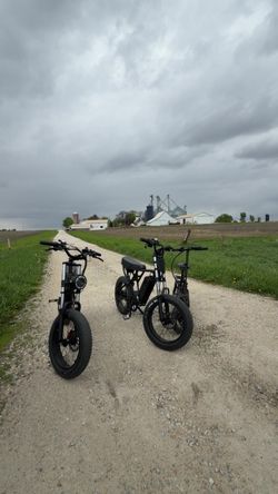 Ridstar  Q20 48 volts pedal e-bike blacked out trades only