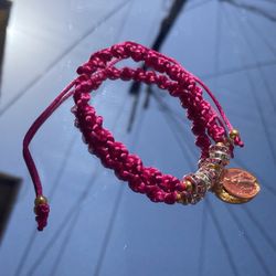 Pink San Judas Bracelet ( Handmade )
