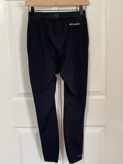 Columbia Men’s Medium Omni-Heat Midweight Base Layer Thermal Leggings Black