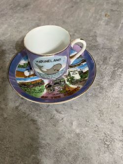 Marineland of the Pacific Miniature Cup and Suacer
