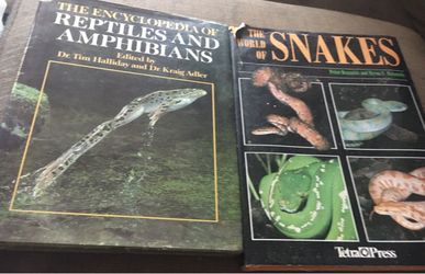 2 books on reptiles
