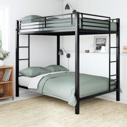 Brand New Full over Full Size Modern Metal Bunk Bed Frame