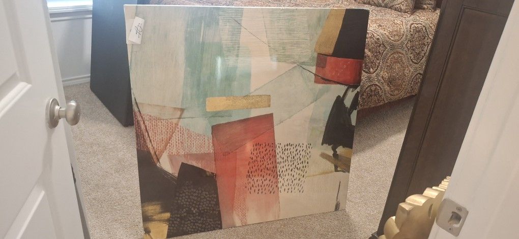 VERY  NICE ABSTRACT PICTURE 40X40 INCHES 