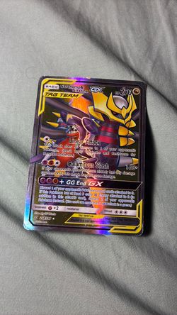 Fake Garchomp & Giratina GX Tag Team Pokemon Card