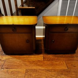 1950s Art Deco Nightstands