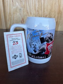 Michael Jordan Upper Deck Commemorative Tankard Mug