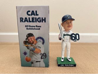 Seattle Mariners Cal Raleigh 60 Home Runs Bobblehead 6/28/26 Game - NEW!