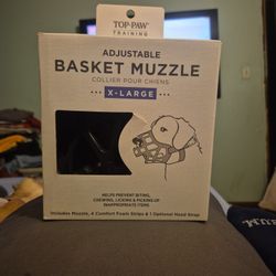 TOP•PAW TRAINING - Adjustable Basket Muzzle  Size XL 