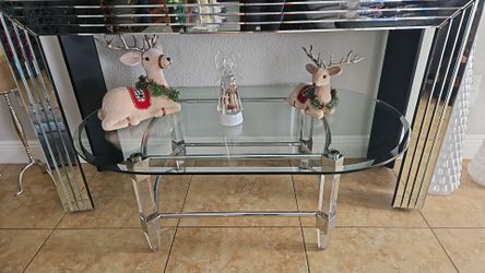 Glass Acrylic Coffee Table