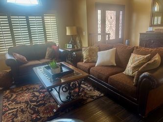 Love Seat, Sofa, Table and Carpet - FOR SALE