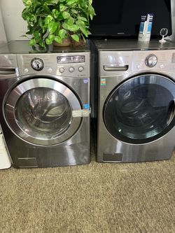 Front load washer and dryer