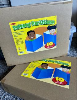 NEW Sealed Lakeshore Privacy Partitions (2 Boxes of 10, 20 Total)