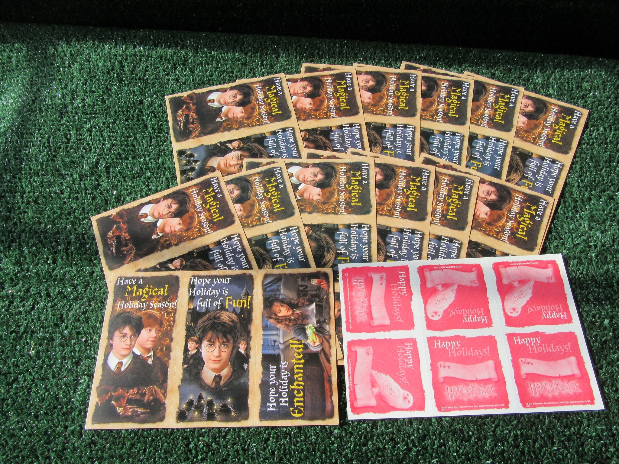 Vintage Lot Of 42 Harry Potter Christmas Valentines Holidays Cards