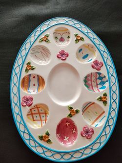 Easter platter. Very detailed
