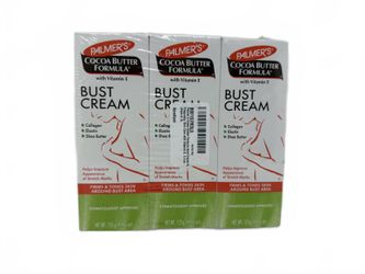 3 PACK Palmer's Cocoa Butter Formula Bust Cream with Vitamin E - 4.4oz EACH NIB