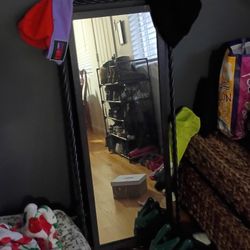 Large Metal Framed Mirror 