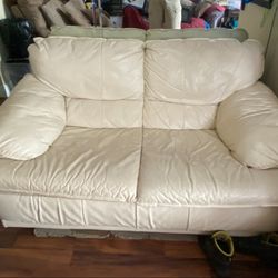 Used Leather Couch 