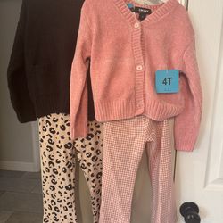 Toddler Girl Two Piece Set Size 3T and 4T