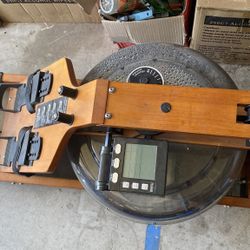 Single rowing fitness machine