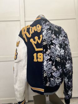 Dolce & Gabbana DG King Embroidered Varsity Military Jacket